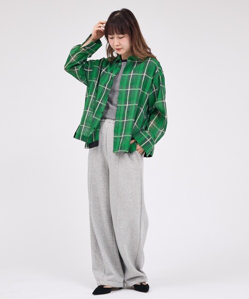 Rouge vif la cle（ルージュヴィフラクレ）の「【Le Melange/ル・メランジュ】スウェットパンツ/バルーンパンツ【WEB限定】（スウェットパンツ・レディース・グレー・フリー）」の2枚目の写真