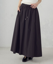 COMME CA ISM | 2WAYストレッチナイロンタフタ ギャザースカート(スカート)