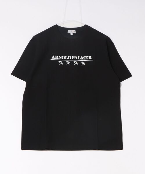 Arnold Palmer（アーノルドパーマー）の「シェア グラフィック Tシャツ（Tシャツ/カットソー・レディース・ホワイト/ベージュ/ブラック・S/XS/LL/L/M）」の2枚目の写真