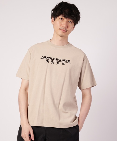 Arnold Palmer(アーノルドパーマー)の「シェア グラフィック Tシャツ(Tシャツ/カットソー・レディース・ホワイト/ベージュ/ブラック・S/XS/LL/L/M)」の3枚目の写真
