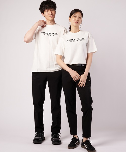 Arnold Palmer(アーノルドパーマー)の「シェア グラフィック Tシャツ(Tシャツ/カットソー・レディース・ホワイト/ベージュ/ブラック・S/XS/LL/L/M)」の21枚目の写真