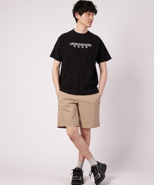 Arnold Palmer(アーノルドパーマー)の「シェア グラフィック Tシャツ(Tシャツ/カットソー・レディース・ホワイト/ベージュ/ブラック・S/XS/LL/L/M)」の8枚目の写真