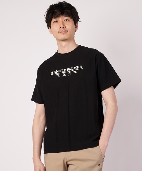 Arnold Palmer(アーノルドパーマー)の「シェア グラフィック Tシャツ(Tシャツ/カットソー・レディース・ホワイト/ベージュ/ブラック・S/XS/LL/L/M)」の7枚目の写真