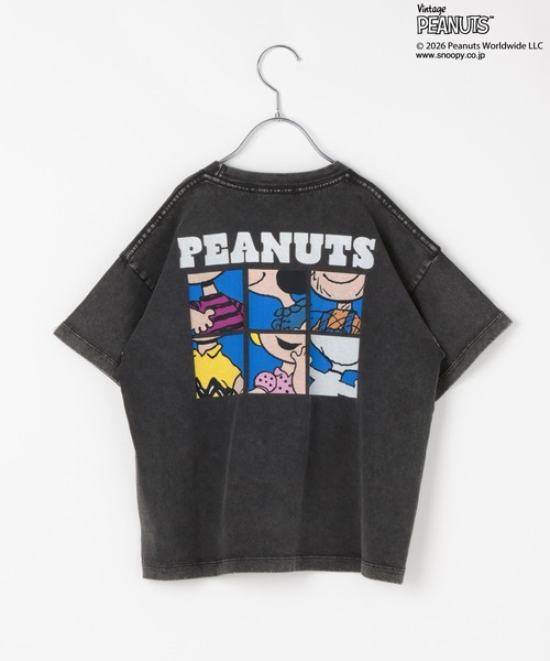 PEANUTS(ピーナッツ)の「【PEANUTS×BAYFLOW】ピーナッツアソートTシャツ(KIDS)(Tシャツ/カットソー・キッズ・ライトブルー/セージグリーン/オフホワイト/ピンク/チャコール・130cm/120cm/110cm/150cm/140cm)」の3枚目の写真