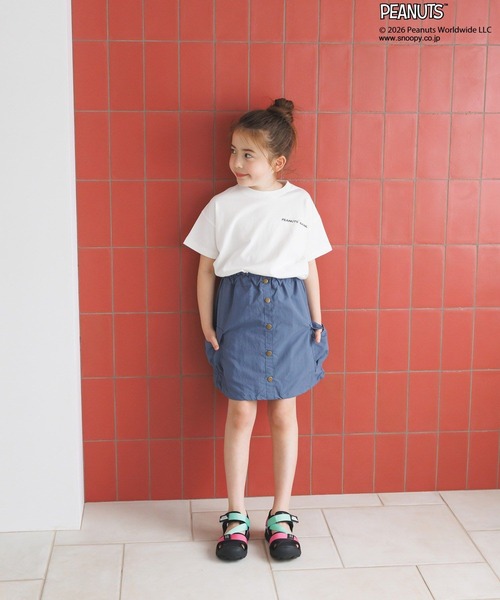 PEANUTS(ピーナッツ)の「【PEANUTS×BAYFLOW】ピーナッツアソートTシャツ(KIDS)(Tシャツ/カットソー・キッズ・ライトブルー/セージグリーン/オフホワイト/ピンク/チャコール・130cm/120cm/110cm/150cm/140cm)」の12枚目の写真