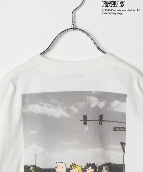 PEANUTS(ピーナッツ)の「【PEANUTS×BAYFLOW】ピーナッツアソートTシャツ(KIDS)(Tシャツ/カットソー・キッズ・ライトブルー/セージグリーン/オフホワイト/ピンク/チャコール・130cm/120cm/110cm/150cm/140cm)」の19枚目の写真