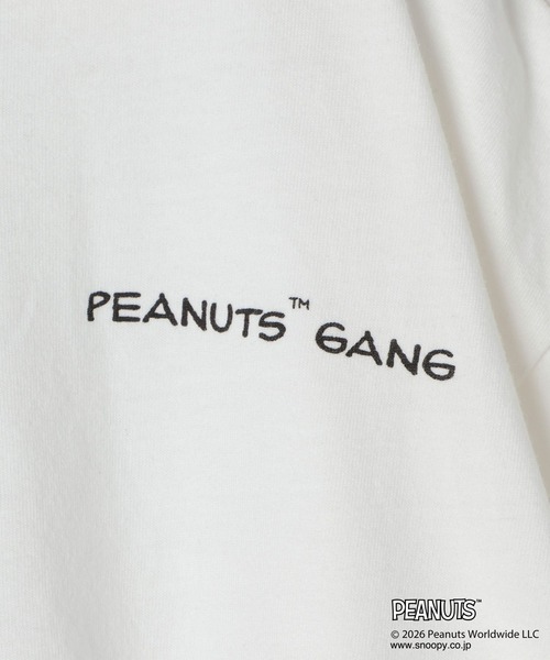 PEANUTS(ピーナッツ)の「【PEANUTS×BAYFLOW】ピーナッツアソートTシャツ(KIDS)(Tシャツ/カットソー・キッズ・ライトブルー/セージグリーン/オフホワイト/ピンク/チャコール・130cm/120cm/110cm/150cm/140cm)」の18枚目の写真