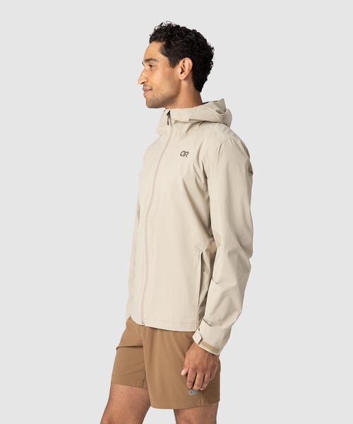 OUTDOOR RESEARCH（アウトドアリサーチ）の「OUTDOOR RESEARCH/アウトドアリサーチ Stratoburst Stretch Rain Jacket（ブルゾン・メンズ・ライトカーキ・LARGE/MEDIUM）」の7枚目の写真