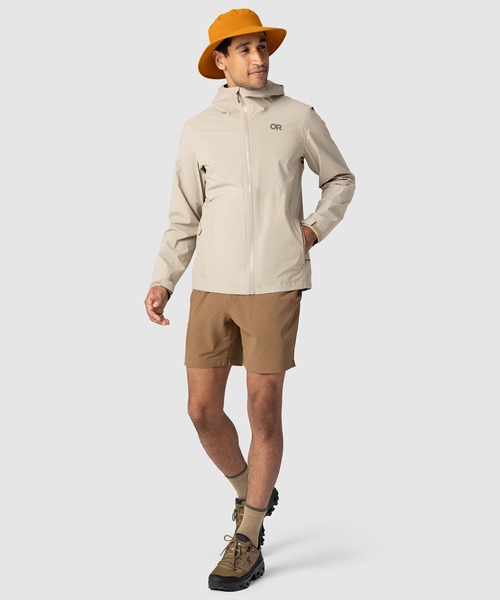 OUTDOOR RESEARCH（アウトドアリサーチ）の「OUTDOOR RESEARCH/アウトドアリサーチ Stratoburst Stretch Rain Jacket（ブルゾン・メンズ・ライトカーキ・LARGE/MEDIUM）」の9枚目の写真
