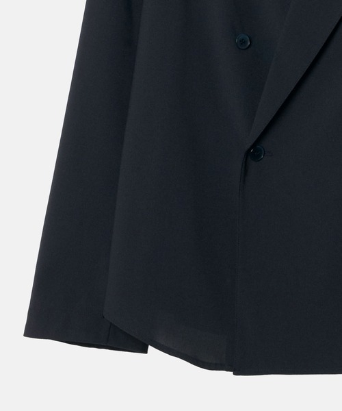 LE CIEL BLEU(ルシェルブルー)の「デタッチャブルカラーシャツジャケット / Detachable-Collar Shirt Jacket(テーラードジャケット・レディース・ブラック/グレー/ネイビー・34/36)」の16枚目の写真