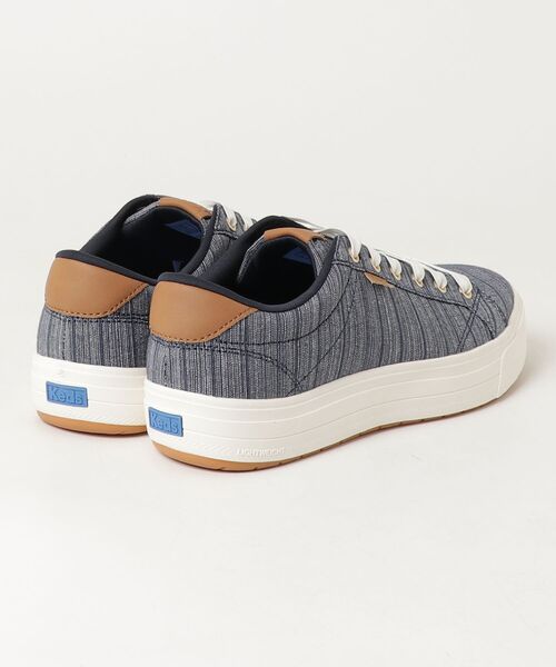Keds(ケッズ)の「Keds ケッズ パーク ストライプ シャンブレー ブルー(スニーカー・レディース・ブルー・22.5cm/25.0cm/23.0cm/23.5cm/24.0cm/24.5cm)」の8枚目の写真