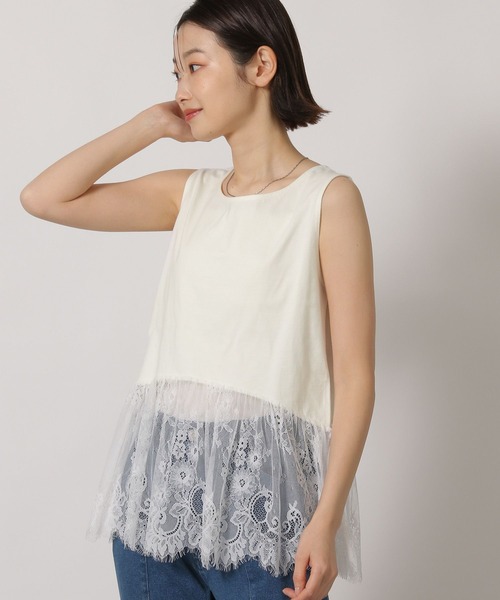 LAKOLE(ラコレ)の「アソート裾レイヤードノースリーブ / 660042(タンクトップ・レディース・ブラック/オフホワイト/その他9/ホワイト・FREE)」の13枚目の写真