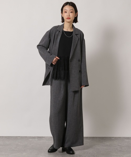 LAKOLE(ラコレ)の「アソート裾レイヤードノースリーブ / 660042(タンクトップ・レディース・ブラック/オフホワイト/その他9/ホワイト・FREE)」の15枚目の写真