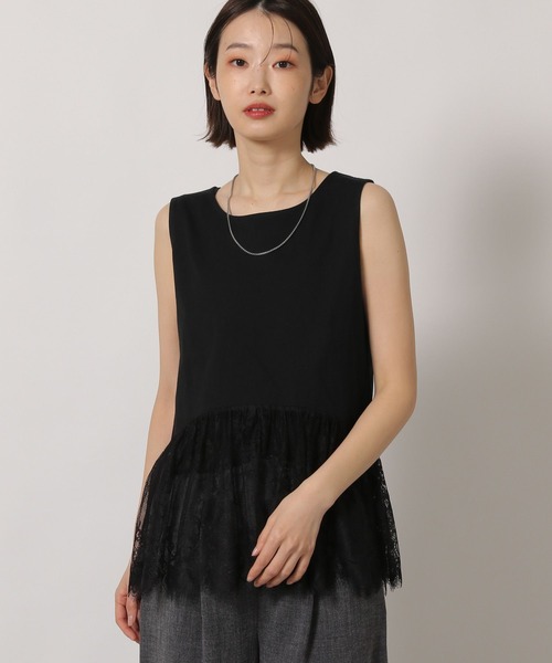 LAKOLE(ラコレ)の「アソート裾レイヤードノースリーブ / 660042(タンクトップ・レディース・ブラック/オフホワイト/その他9/ホワイト・FREE)」の18枚目の写真