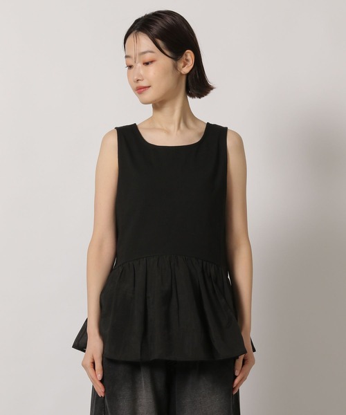 LAKOLE(ラコレ)の「アソート裾レイヤードノースリーブ / 660042(タンクトップ・レディース・ブラック/オフホワイト/その他9/ホワイト・FREE)」の22枚目の写真