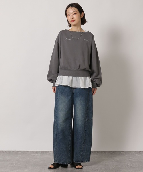 LAKOLE(ラコレ)の「アソート裾レイヤードノースリーブ / 660042(タンクトップ・レディース・ブラック/オフホワイト/その他9/ホワイト・FREE)」の5枚目の写真