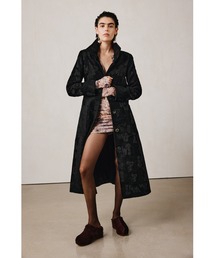 Desigual | 【Desigual Studio】ジャカード織り ロングストラクチャーコート(チェスターコート)