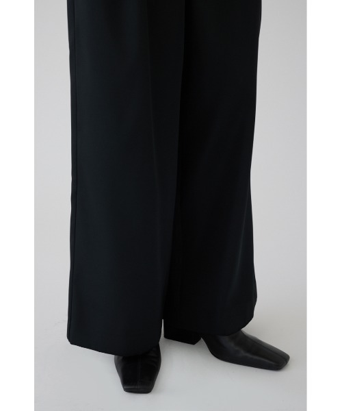 RIM.ARK(リムアーク)の「Hidden detail wide pants ヒドゥン ディテール ワイド パンツ(スラックス・レディース・ブラック/グリーン・38/36)」の14枚目の写真