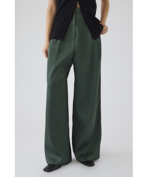 RIM.ARK(リムアーク)の「Hidden detail wide pants ヒドゥン ディテール ワイド パンツ(スラックス・レディース・ブラック/グリーン・38/36)」の16枚目の写真