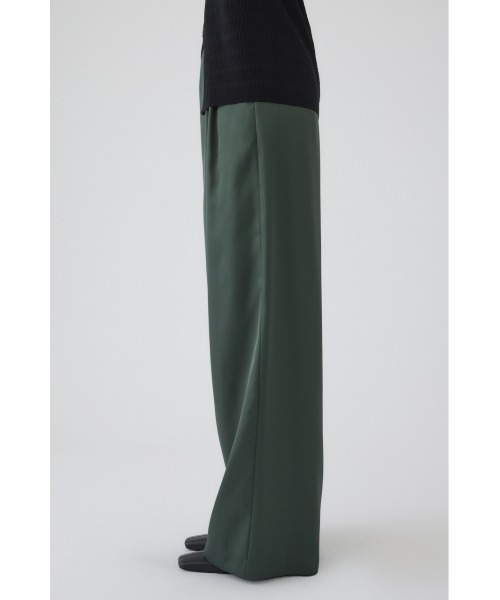 RIM.ARK(リムアーク)の「Hidden detail wide pants ヒドゥン ディテール ワイド パンツ(スラックス・レディース・ブラック/グリーン・38/36)」の20枚目の写真