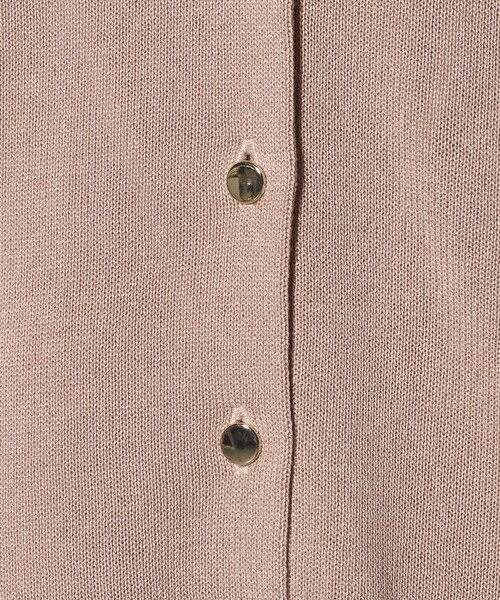 A DAY IN THE LIFE UNITED ARROWS（アデイインザライフユナイテッドアローズ）の「メタルボタン キーネックカーディガン ‐ウォッシャブル‐＜A DAY IN THE LIFE＞（カーディガン/ボレロ・レディース・ライトピンク/ダークグレー/その他1・FREE）」の13枚目の写真