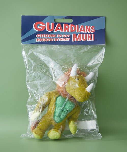 BIRTHDAY BAR(バースデイバー)の「Guardians MUKi 昼は市民、夜はヒーローのぬいぐるみ(おもちゃ・レディース・サックスブルー/イエロー/キャメル/グリーン系・0)」の7枚目の写真