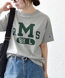 Champion:〈洗濯機可能〉グラフィック ロゴ ショート スリーブ TEE