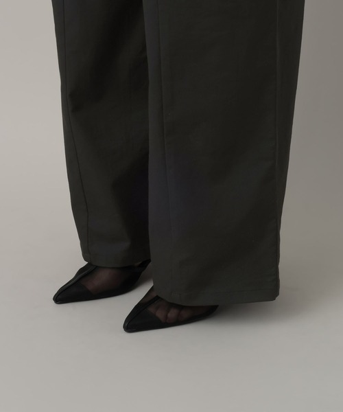 A part by（アパートバイ）の「イージーツイルパンツ（スラックス・レディース・アイボリー・FREE）」の19枚目の写真