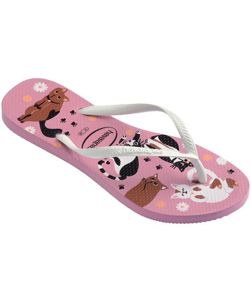 havaianas(ハワイアナス)の「SLIM PETS(サンダル・レディース・ナチュラル/ピンク系・22cm/23cm/24.5cm/25.5cm)」の3枚目の写真