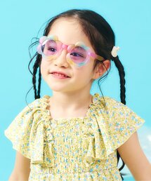 BREEZE | 【UVカット】キッズサングラス（フラワー・マットレインボー）(サングラス)