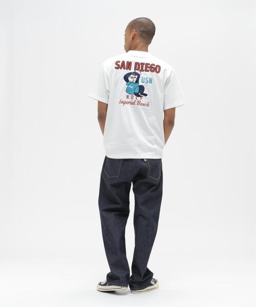 AVIREX(アヴィレックス)の「S/S T-SHIRT "SAN DIEGO SEA LION" / ショートスリーブTシャツ "サンディエゴ シーライオン" / AVIREX / アヴィレックス(Tシャツ/カットソー・メンズ・ブラック/ホワイト/オレンジ・XL/M/L/2XL)」の7枚目の写真