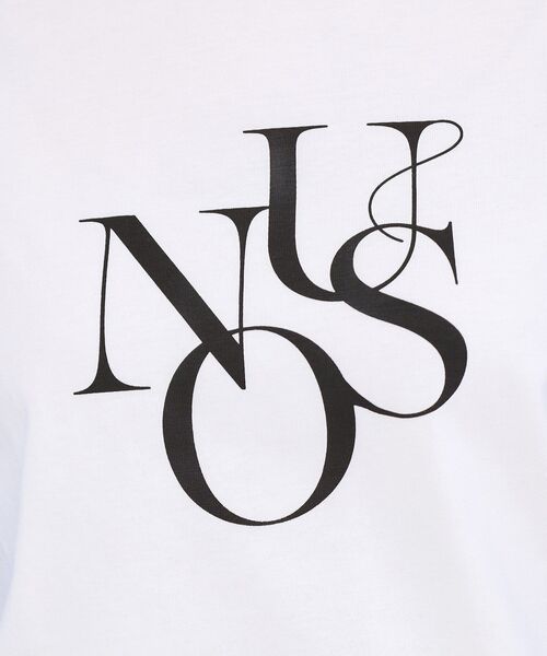 OPAQUE.CLIP(オペークドットクリップ)の「リラクシーロゴプリントTシャツ【洗濯機OK】(Tシャツ/カットソー・レディース・ナチュラル/ホワイト・38/40)」の6枚目の写真