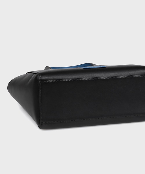 Paul Smith(ポールスミス)の「カラーブロックSS26 ミニトートバッグ【553445 N221T】(トートバッグ・メンズ・オレンジ/ブラック/ブルー・FREE)」の18枚目の写真