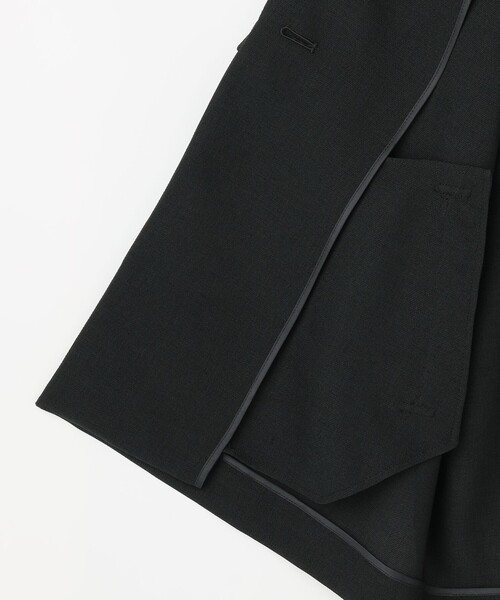 自由区(ジユウク)の「ラスティックメッシュハーフスリーブ ジャケット(テーラードジャケット・レディース・ブラック系/ベージュ系・32)」の17枚目の写真