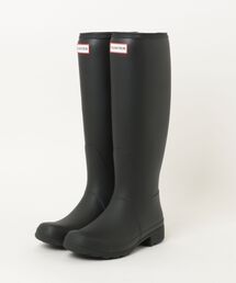 ASBee | HUNTER ハンター UNISEX ESSENTIAL TALL BOOT ラバーブーツ ロングレインシューズ UFT2407RMA ブラック(レインシューズ)