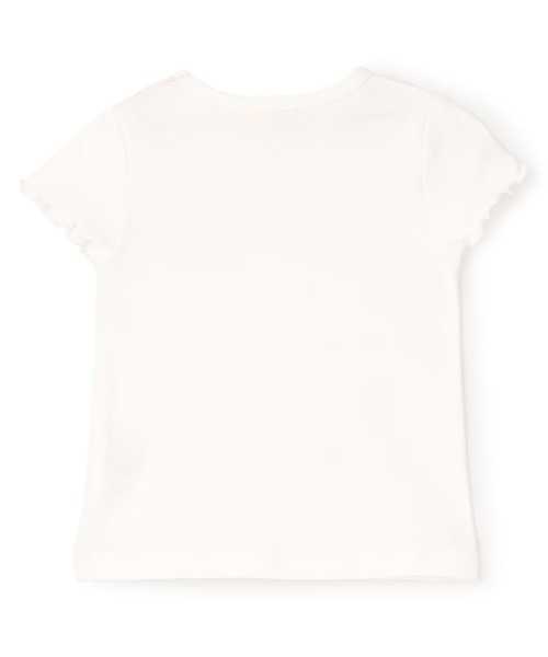 KP（ケーピー）の「フライス 半袖Tシャツ（Tシャツ/カットソー・キッズ・ピンク/オフホワイト・100cm/110cm/120cm/90cm/130cm/140cm/150cm）」の3枚目の写真