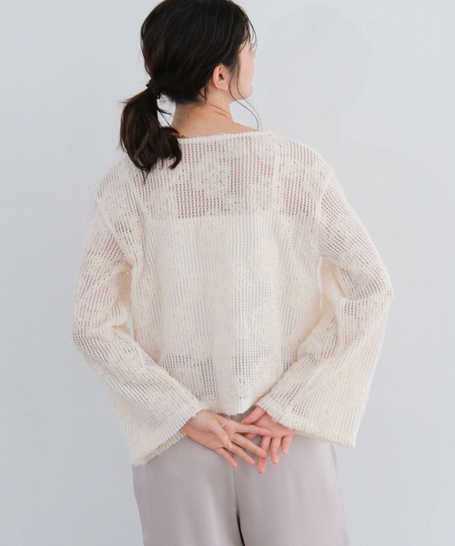 LAKOLE(ラコレ)の「ニュアンスレースプルオーバー / 638717(シャツ/ブラウス・レディース・ベージュ/アイボリー/ブラック・FREE)」の9枚目の写真