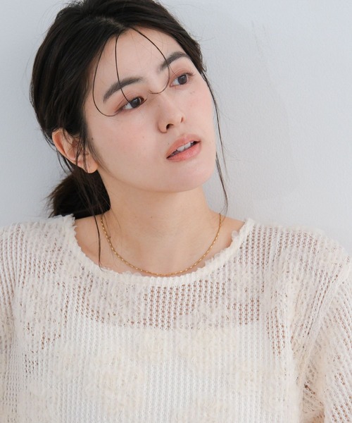 LAKOLE(ラコレ)の「ニュアンスレースプルオーバー / 638717(シャツ/ブラウス・レディース・ベージュ/アイボリー/ブラック・FREE)」の11枚目の写真