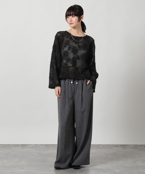 LAKOLE(ラコレ)の「ニュアンスレースプルオーバー / 638717(シャツ/ブラウス・レディース・ベージュ/アイボリー/ブラック・FREE)」の13枚目の写真