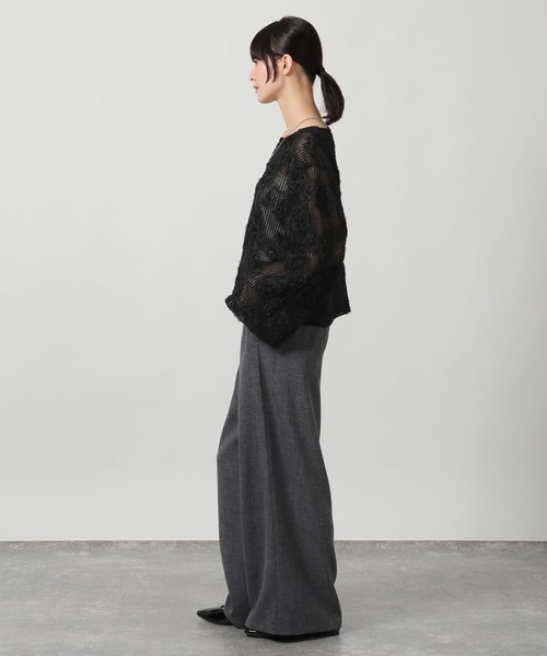 LAKOLE(ラコレ)の「ニュアンスレースプルオーバー / 638717(シャツ/ブラウス・レディース・ベージュ/アイボリー/ブラック・FREE)」の14枚目の写真