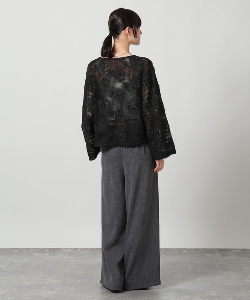 LAKOLE(ラコレ)の「ニュアンスレースプルオーバー / 638717(シャツ/ブラウス・レディース・ベージュ/アイボリー/ブラック・FREE)」の15枚目の写真