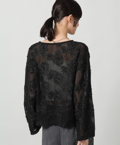 LAKOLE(ラコレ)の「ニュアンスレースプルオーバー / 638717(シャツ/ブラウス・レディース・ベージュ/アイボリー/ブラック・FREE)」の17枚目の写真