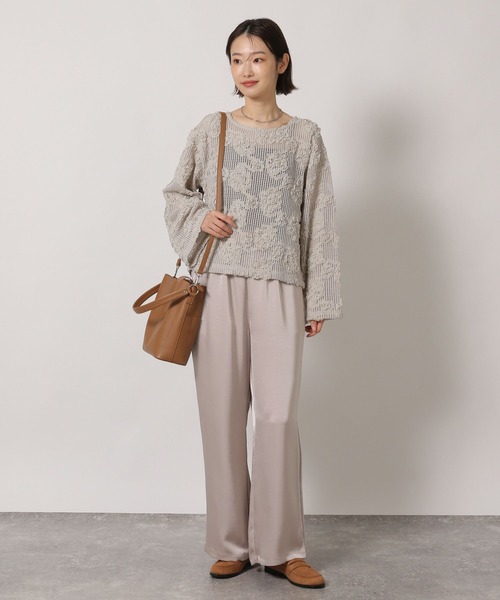 LAKOLE(ラコレ)の「ニュアンスレースプルオーバー / 638717(シャツ/ブラウス・レディース・ベージュ/アイボリー/ブラック・FREE)」の18枚目の写真