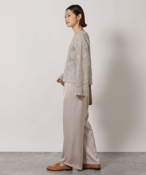 LAKOLE(ラコレ)の「ニュアンスレースプルオーバー / 638717(シャツ/ブラウス・レディース・ベージュ/アイボリー/ブラック・FREE)」の19枚目の写真