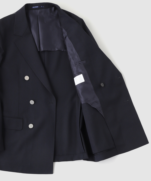 EDIFICE（エディフィス）の「ドレス ジャケット ダブル DORMEUIL（テーラードジャケット・メンズ・ネイビー・50/48/46/44）」の3枚目の写真