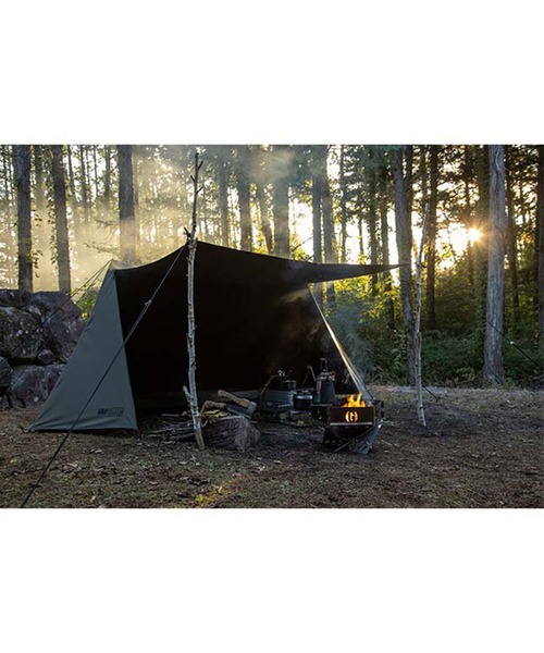 GRIP SWANY(グリップスワニー)の「【GST-01】01FIREPROOF GS TENT(アウトドアグッズ・メンズ・オリーブ/ブラック・FREE)」の18枚目の写真