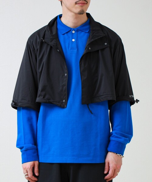 TAION(タイオン)の「【TAION/タイオン】HI-NECK W-ZIP DETACHABLE LIGHT JACKET(ブルゾン・メンズ・ブラック・XL/L/M)」の8枚目の写真