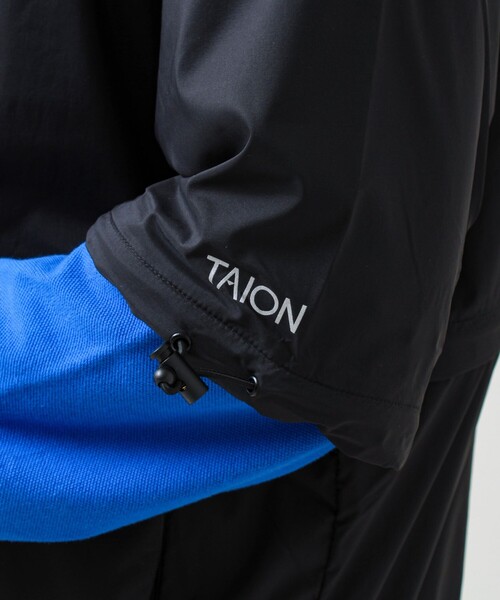 TAION(タイオン)の「【TAION/タイオン】HI-NECK W-ZIP DETACHABLE LIGHT JACKET(ブルゾン・メンズ・ブラック・XL/L/M)」の14枚目の写真