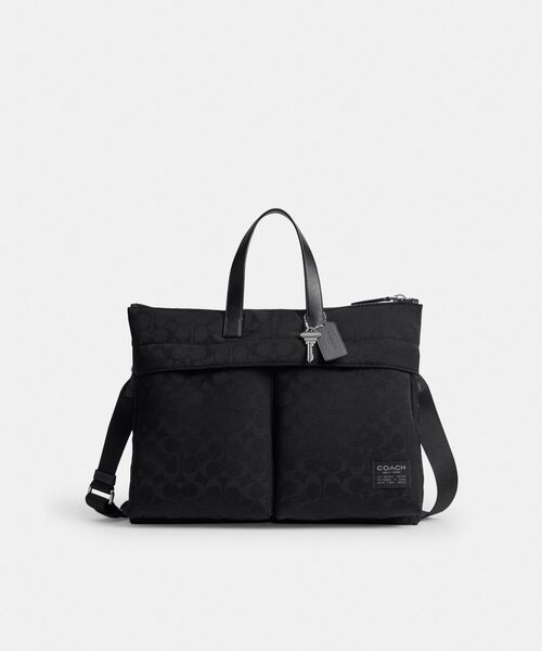 ルカ ブリーフ・シグネチャー ナイロン（トートバッグ）｜COACH
