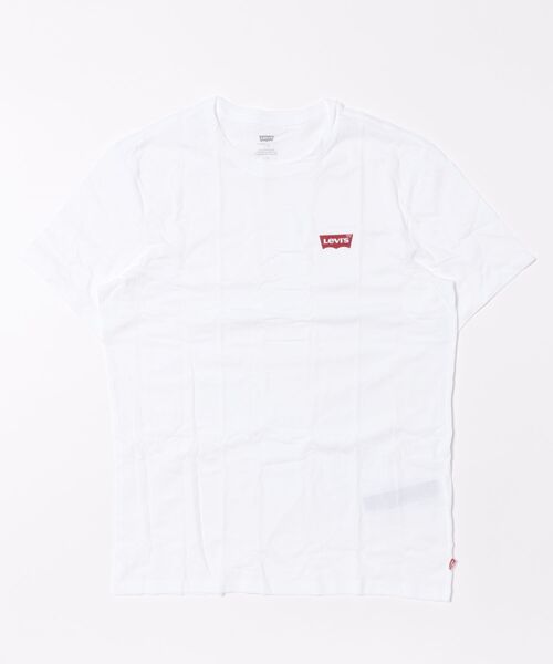 Levi's（リーバイス）の「【LEVI'S/リーバイス】2Pパック ワンポイントＴシャツ 2枚組 クルーネック 半袖 綿100％ 裾レッドタブ付 ユニセックス（Tシャツ/カットソー・メンズ・ホワイト・SMALL/MEDIUM/LARGE/X-LARGE）」の4枚目の写真